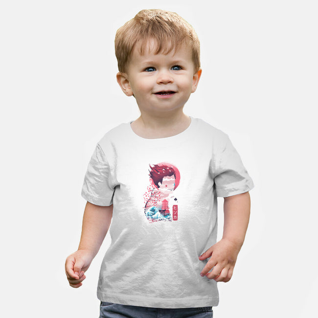 Ukiyo-E Hunter-baby basic tee-dandingeroz