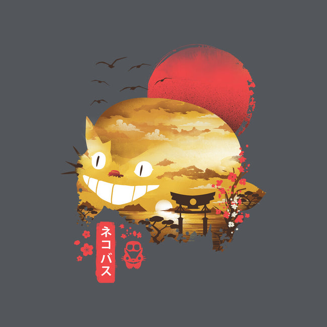 Ukiyo-E Catbus-none stretched canvas-dandingeroz