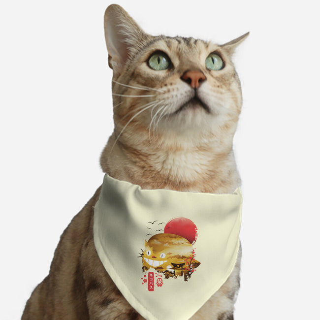 Ukiyo-E Catbus-cat adjustable pet collar-dandingeroz