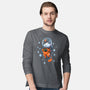 Catstronaut-mens long sleeved tee-DoOomcat