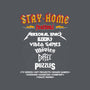 Stay Home Festival-none polyester shower curtain-mekazoo