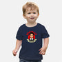 Socially Distant Girl-baby basic tee-Boggs Nicolas