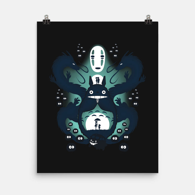 The Neighbor and The Spirit-none matte poster-thewizardlouis