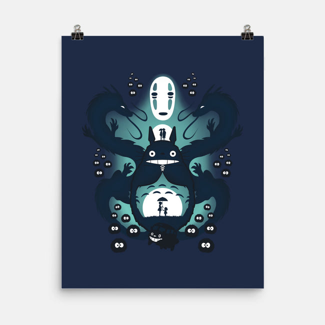 The Neighbor and The Spirit-none matte poster-thewizardlouis