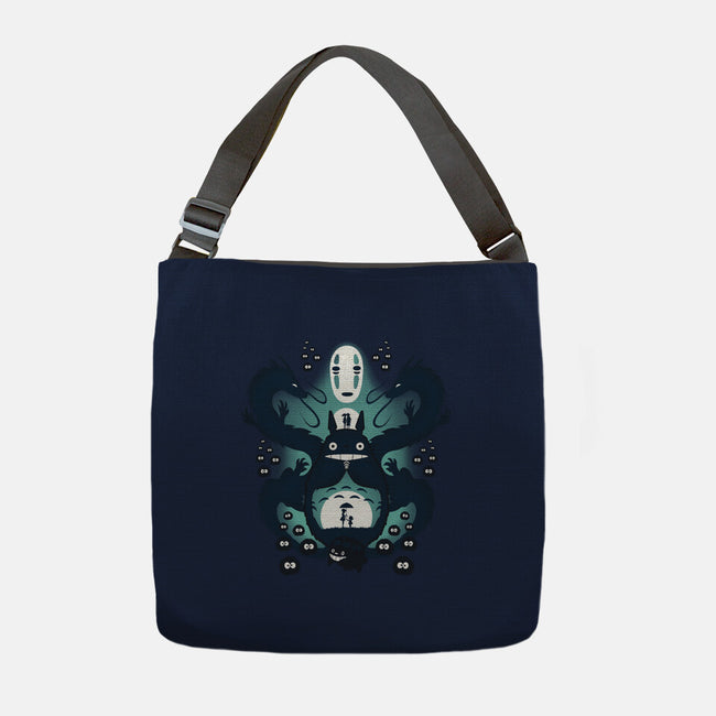 The Neighbor and The Spirit-none adjustable tote-thewizardlouis
