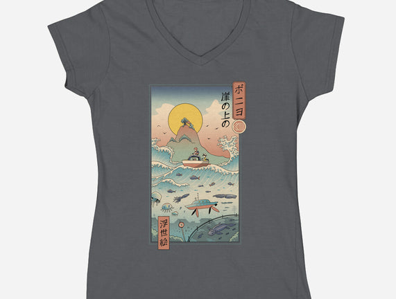 Ukiyo-E By The Sea