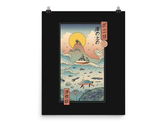 Ukiyo-E By The Sea