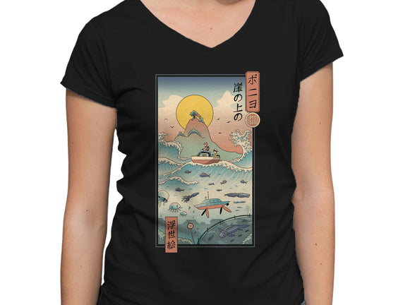 Ukiyo-E By The Sea