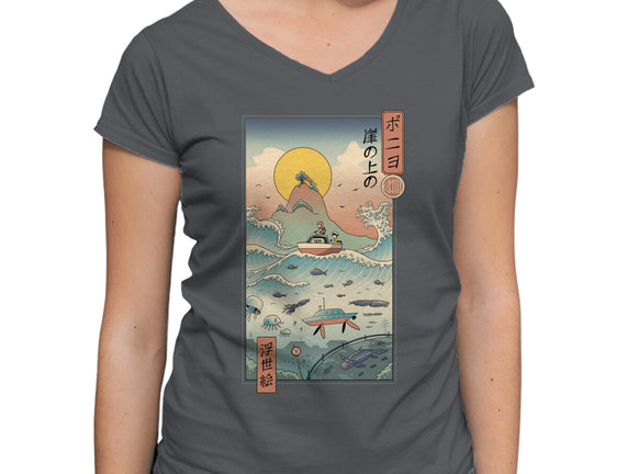 Ukiyo-E By The Sea
