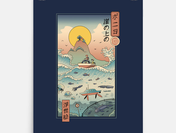 Ukiyo-E By The Sea