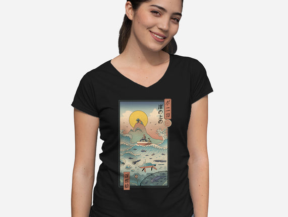 Ukiyo-E By The Sea