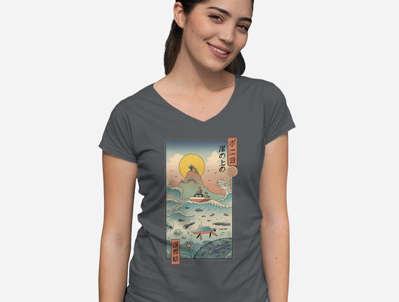 Ukiyo-E By The Sea