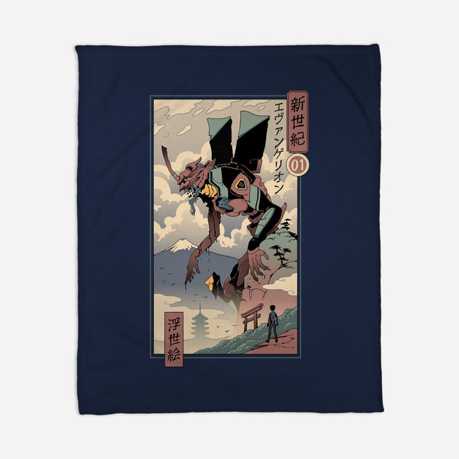 Eva Ukiyo-E-none fleece blanket-vp021