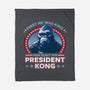 President Kong-none fleece blanket-DCLawrence