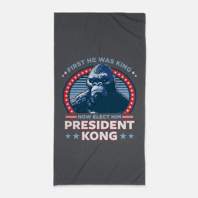 President Kong-none beach towel-DCLawrence