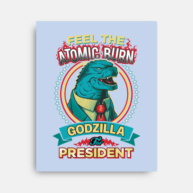 President Zilla-none stretched canvas-DCLawrence