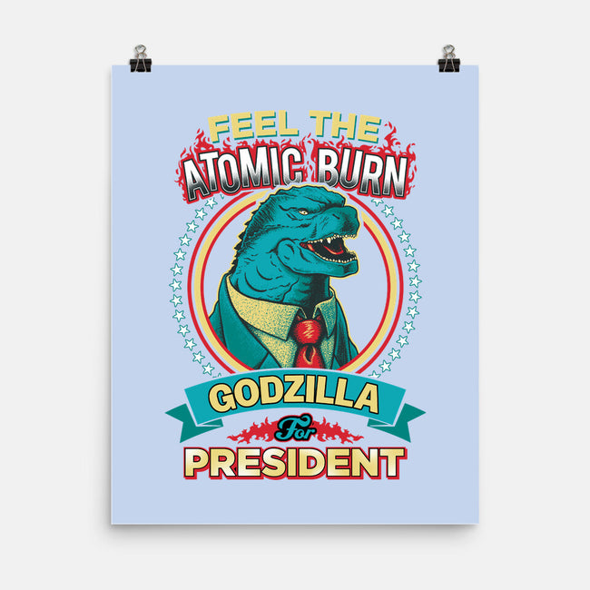 President Zilla-none matte poster-DCLawrence
