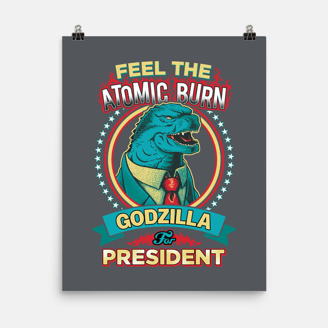 President Zilla-none matte poster-DCLawrence