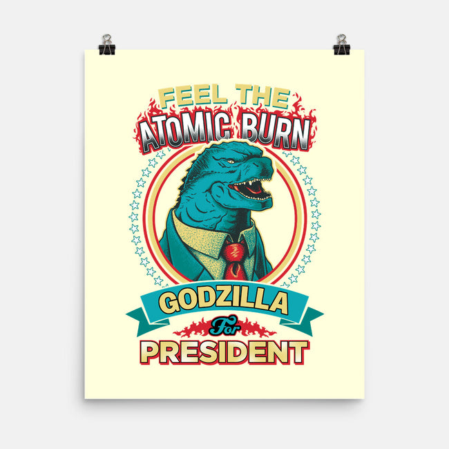 President Zilla-none matte poster-DCLawrence
