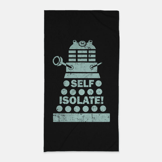 Self Isolate!-none beach towel-kg07
