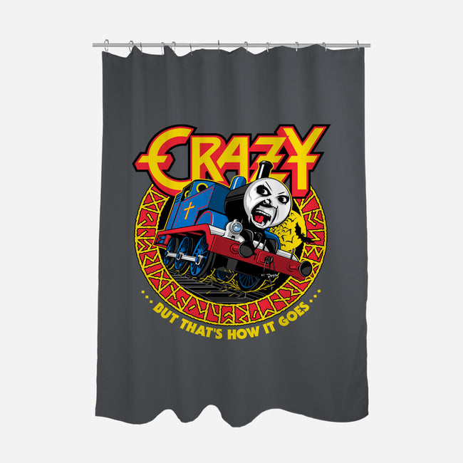 Crazy Tom-none polyester shower curtain-CappO