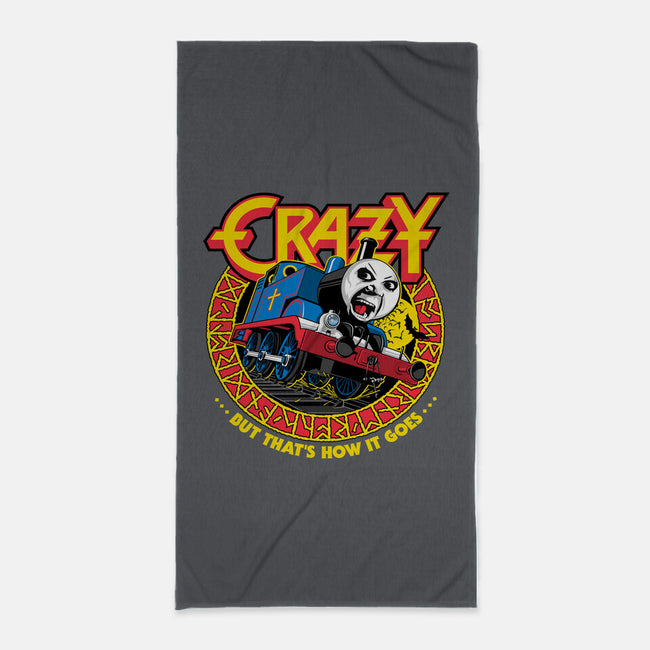 Crazy Tom-none beach towel-CappO