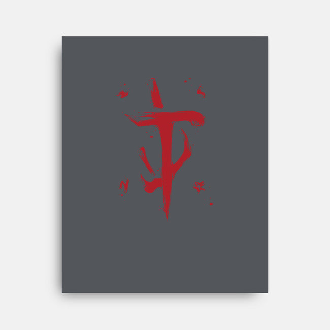 Slayer Symbol-none stretched canvas-xMorfina