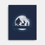 Moonlight Motto-none stretched canvas-jasesa