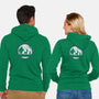 Moonlight Motto-unisex zip-up sweatshirt-jasesa