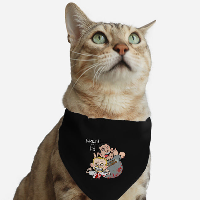 Shaun and Ed-cat adjustable pet collar-MarianoSan