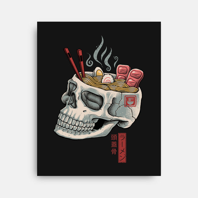 Ramen Skull-none stretched canvas-vp021