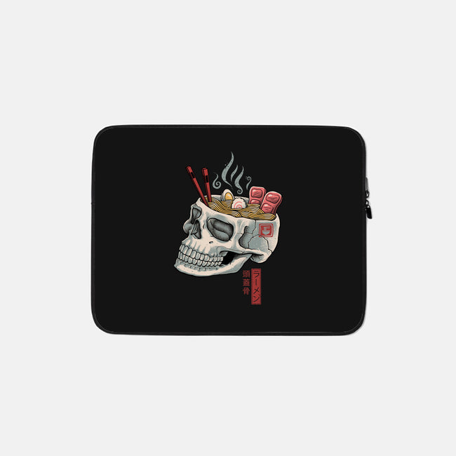 Ramen Skull-none zippered laptop sleeve-vp021