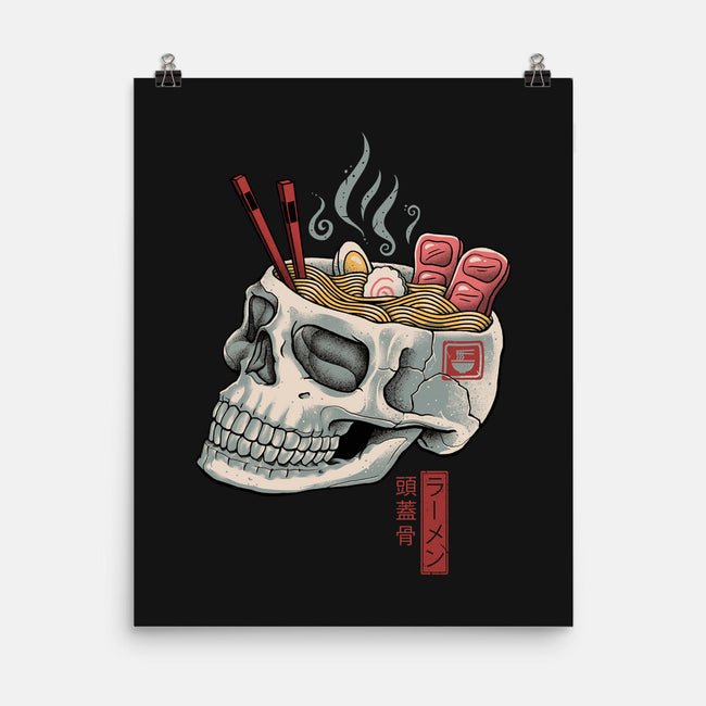 Ramen Skull-none matte poster-vp021