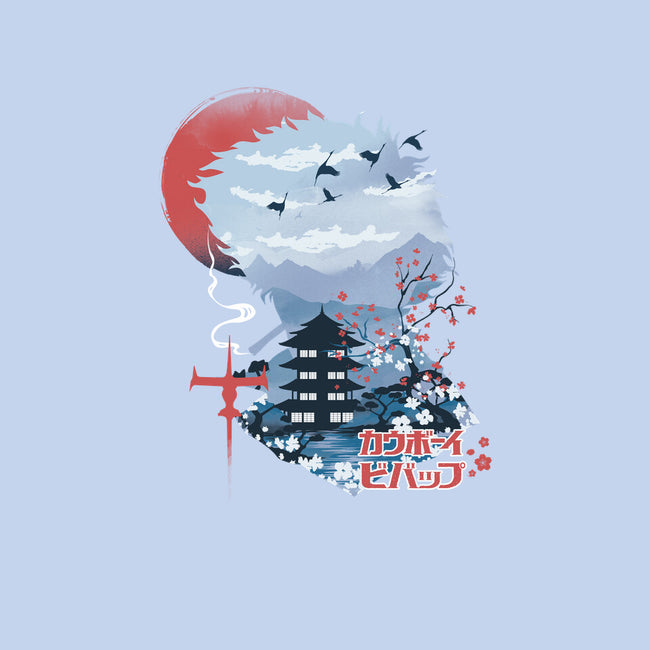 Ukiyo-E Cowboy-none polyester shower curtain-dandingeroz