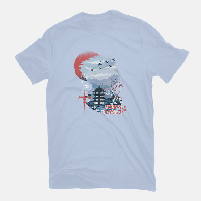 Ukiyo-E Cowboy-mens basic tee-dandingeroz