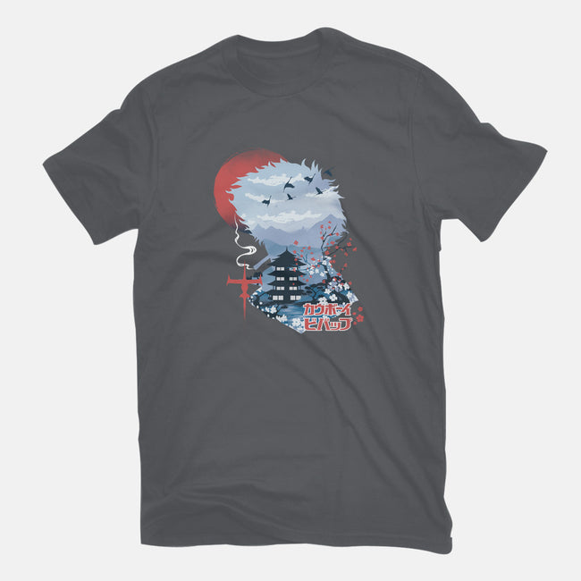 Ukiyo-E Cowboy-mens basic tee-dandingeroz