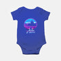 Anor Londo Postcard-baby basic onesie-dandingeroz