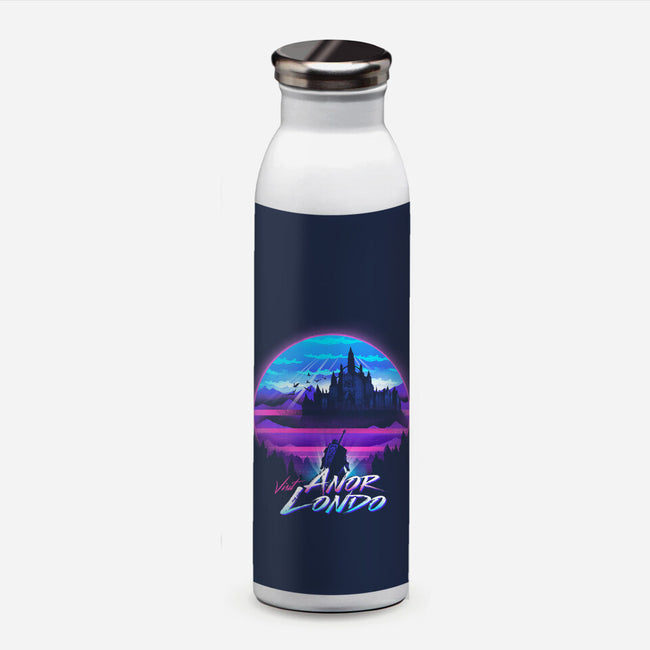 Anor Londo Postcard-none water bottle drinkware-dandingeroz