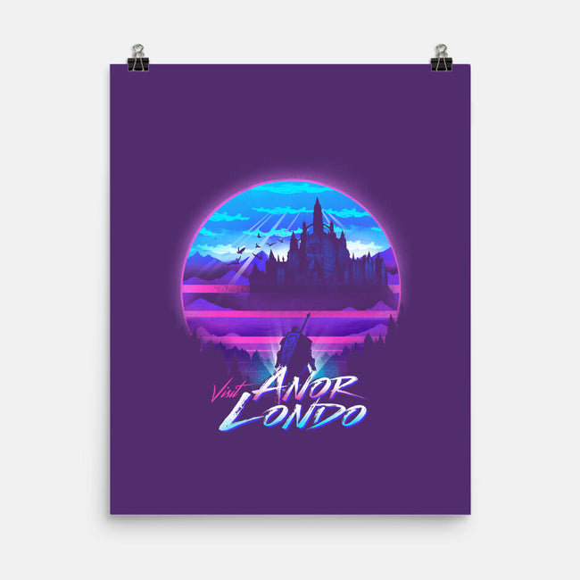 Anor Londo Postcard-none matte poster-dandingeroz
