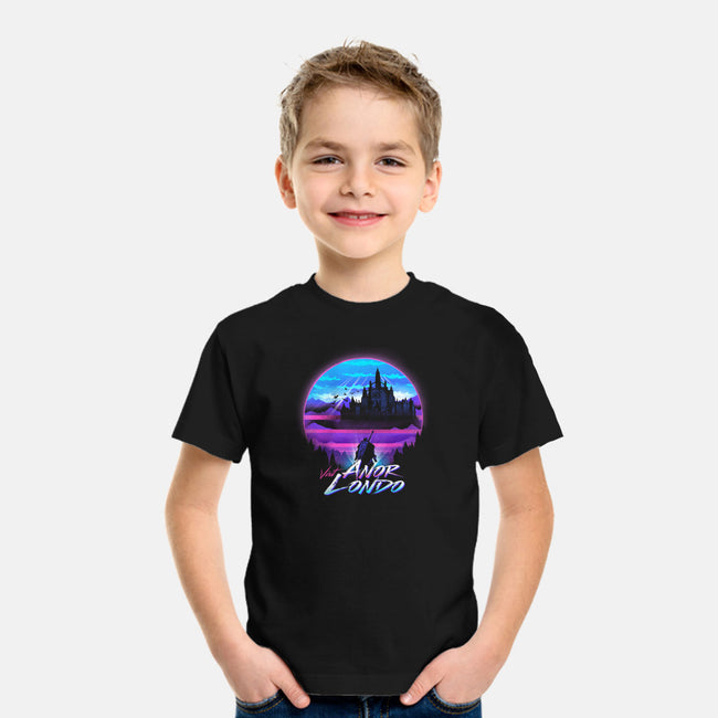 Anor Londo Postcard-youth basic tee-dandingeroz