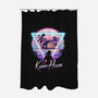 Kame Island Postcard-none polyester shower curtain-dandingeroz