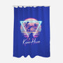 Kame Island Postcard-none polyester shower curtain-dandingeroz