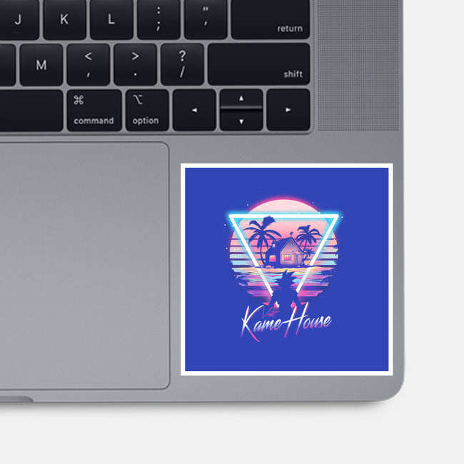 Kame Island Postcard-none glossy sticker-dandingeroz