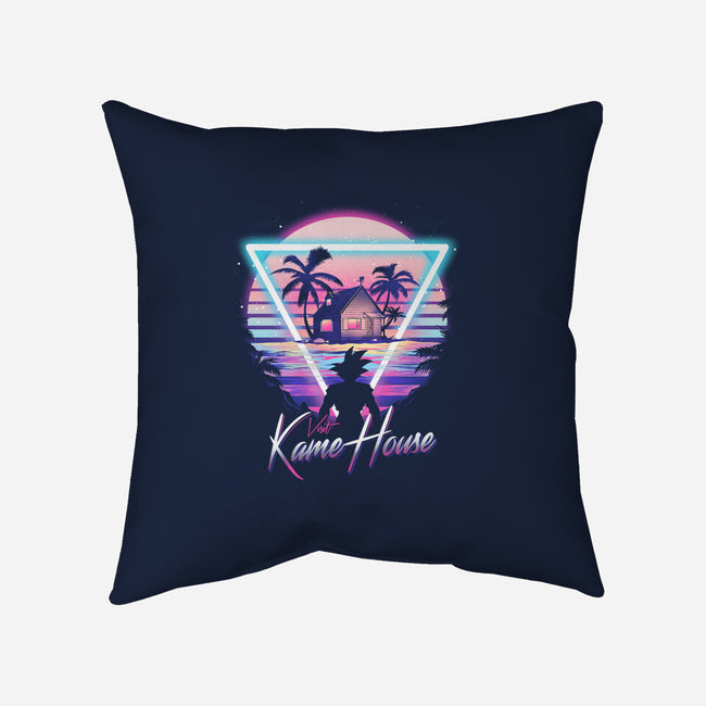 Kame Island Postcard-none removable cover w insert throw pillow-dandingeroz