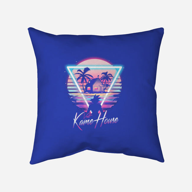 Kame Island Postcard-none removable cover w insert throw pillow-dandingeroz