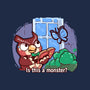 Is This A Monster?-none removable cover w insert throw pillow-sarkasmtek