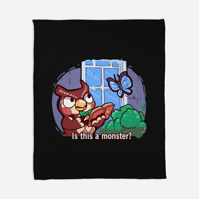 Is This A Monster?-none fleece blanket-sarkasmtek