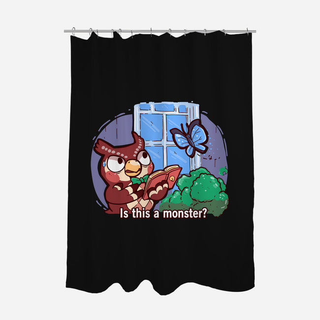 Is This A Monster?-none polyester shower curtain-sarkasmtek