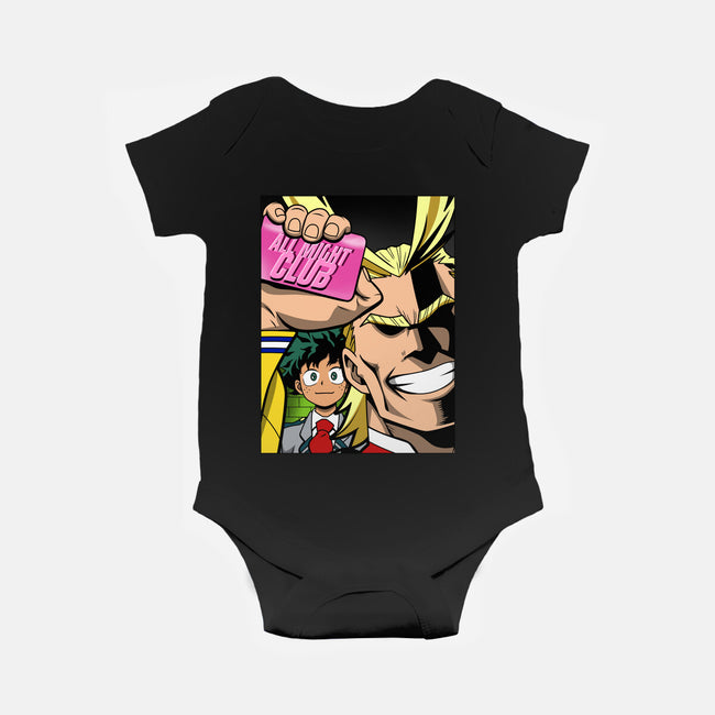 All Might Club-baby basic onesie-Boggs Nicolas