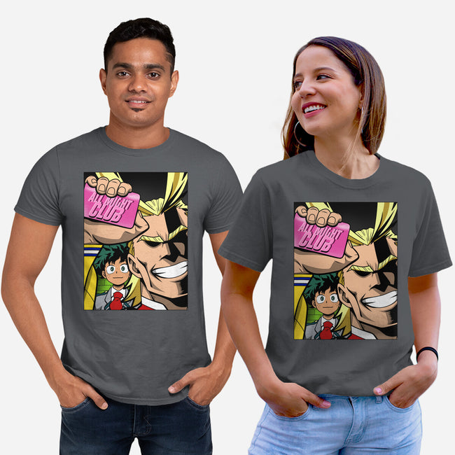 All Might Club-unisex basic tee-Boggs Nicolas